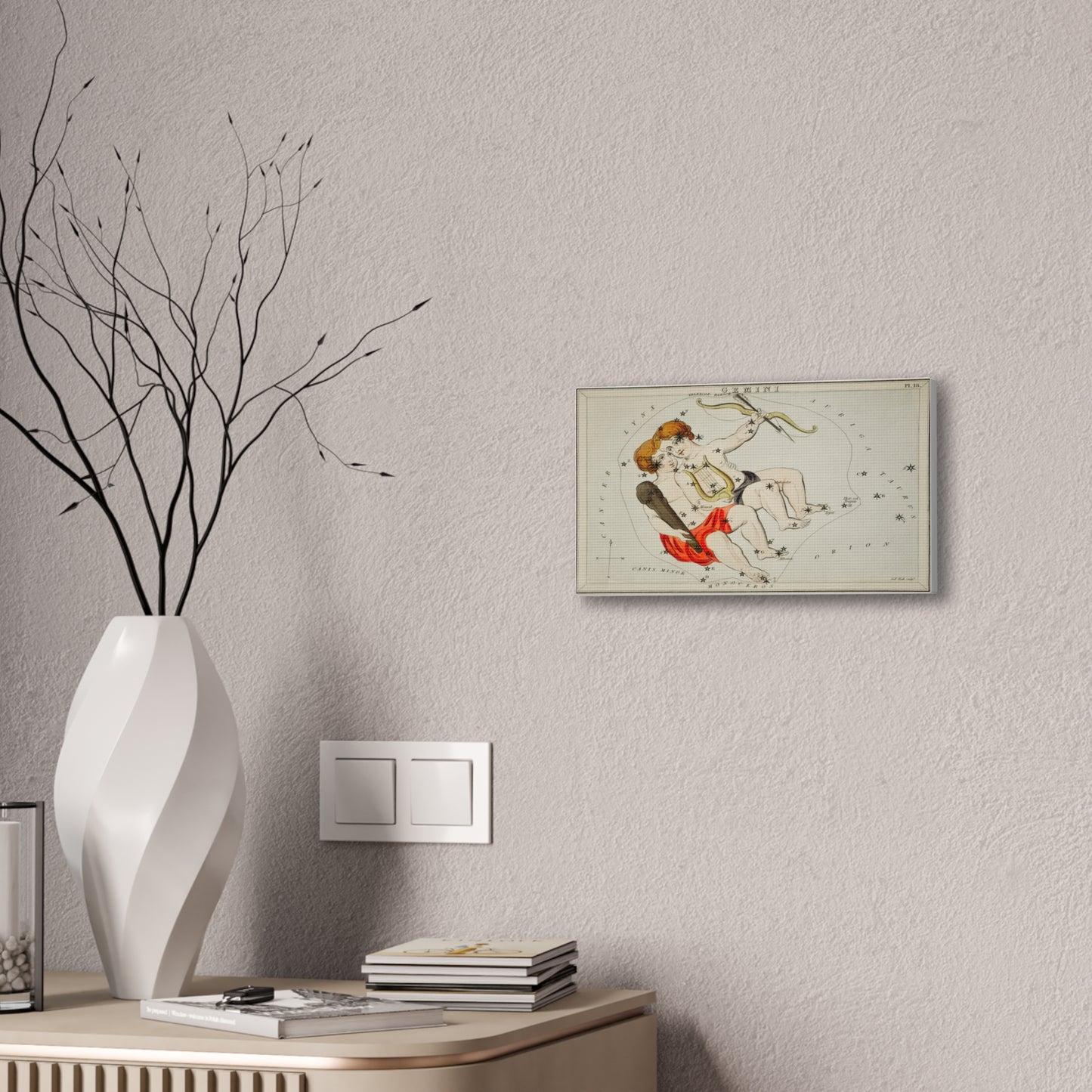 Gemini Constellation Canvas Wall Art