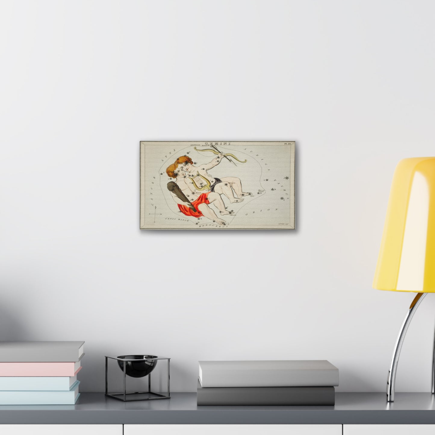 Gemini Constellation Canvas Wall Art