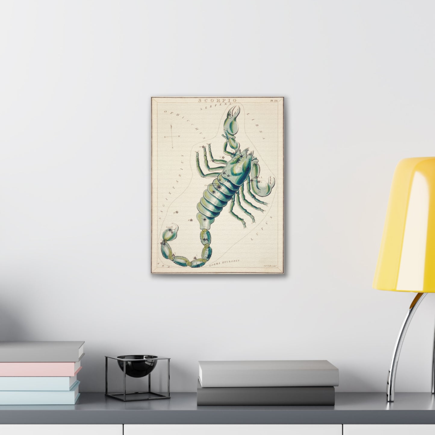 Scorpio canvas art