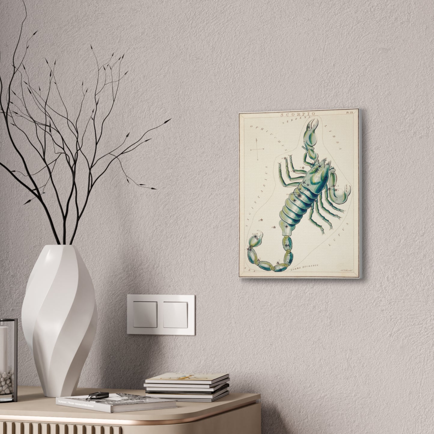 Scorpio canvas art
