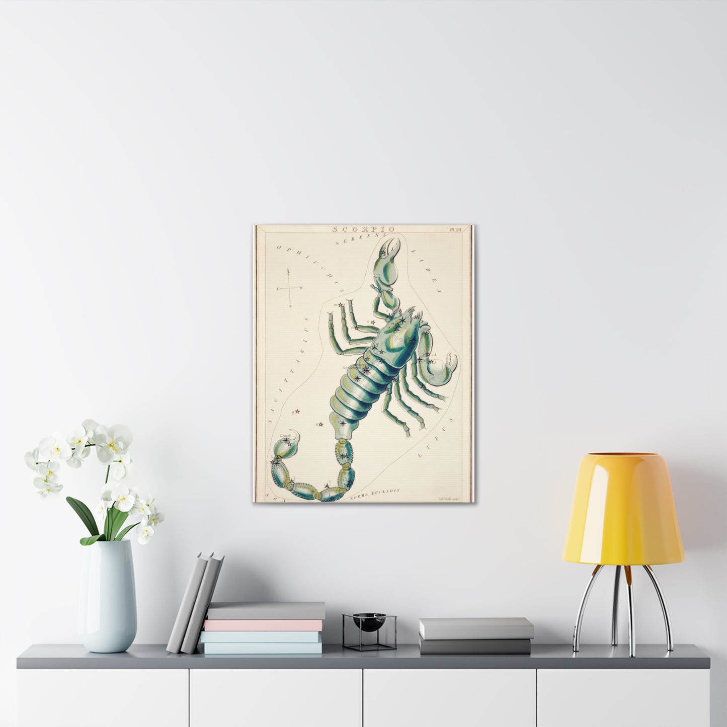 Scorpio canvas art