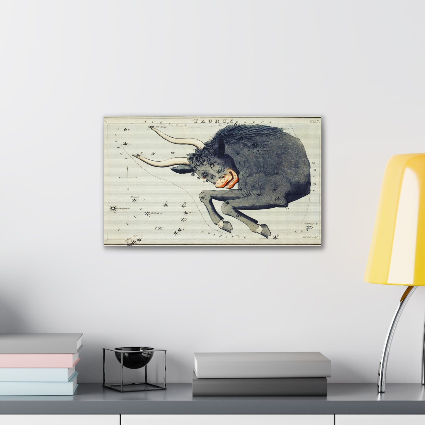 Taurus Zodiac Canvas Print - Astrological Wall Art for Astrology Lovers